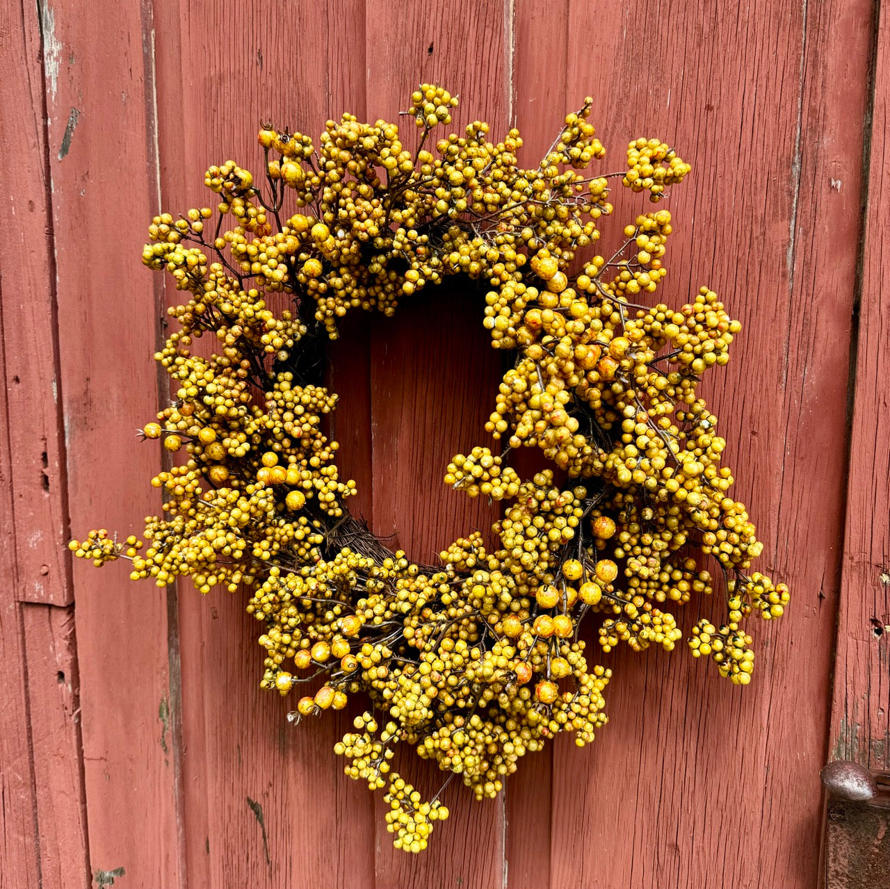 Mustard Berry Wreath