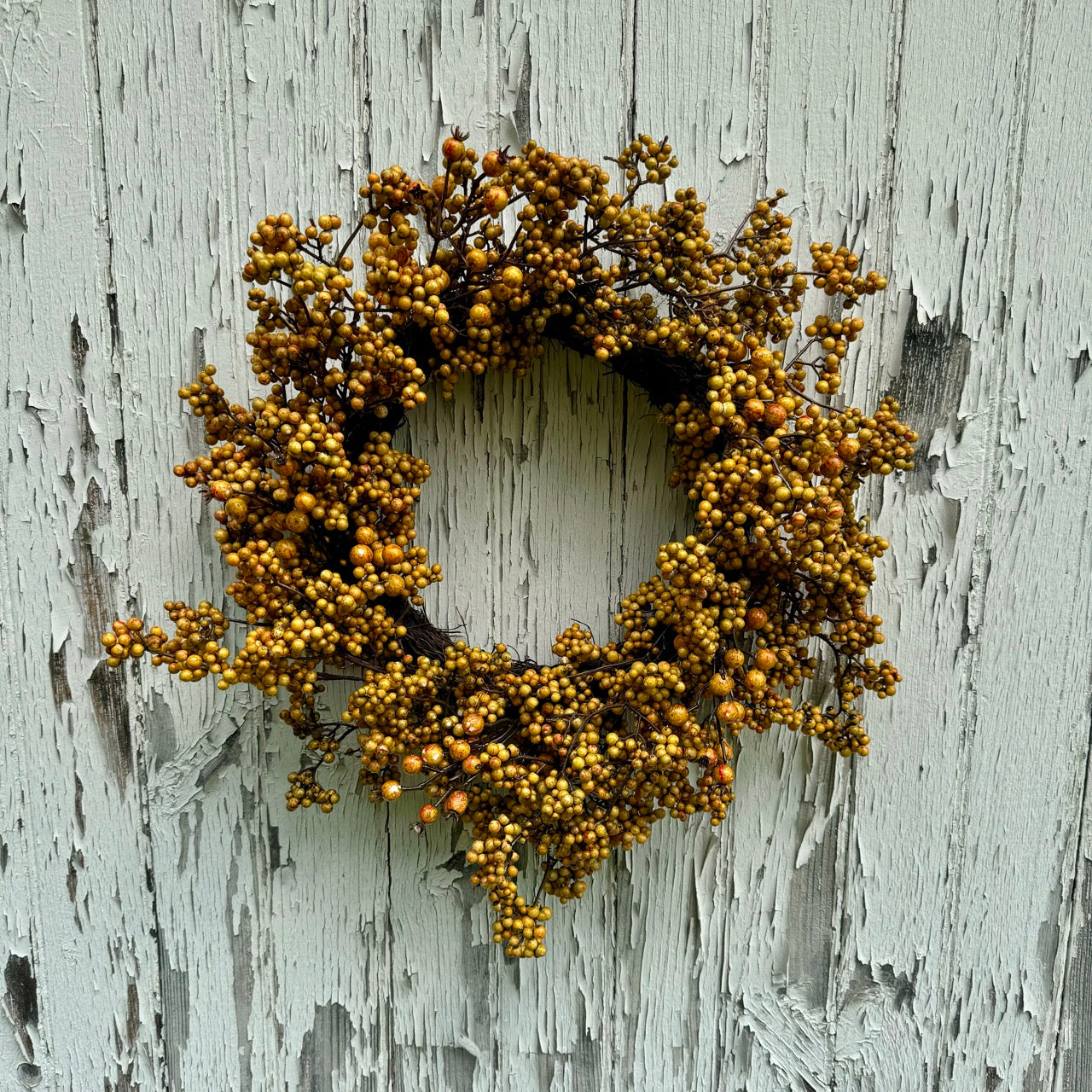 Mustard Berry Wreath