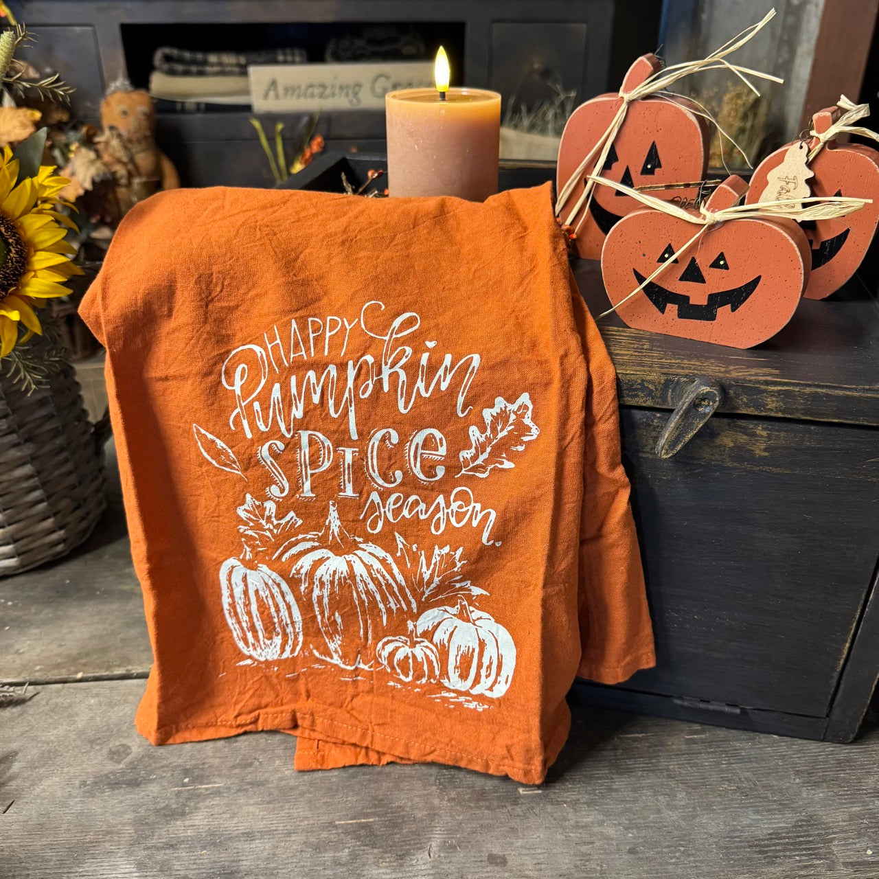 Happy Pumpkin Spice Season Towel