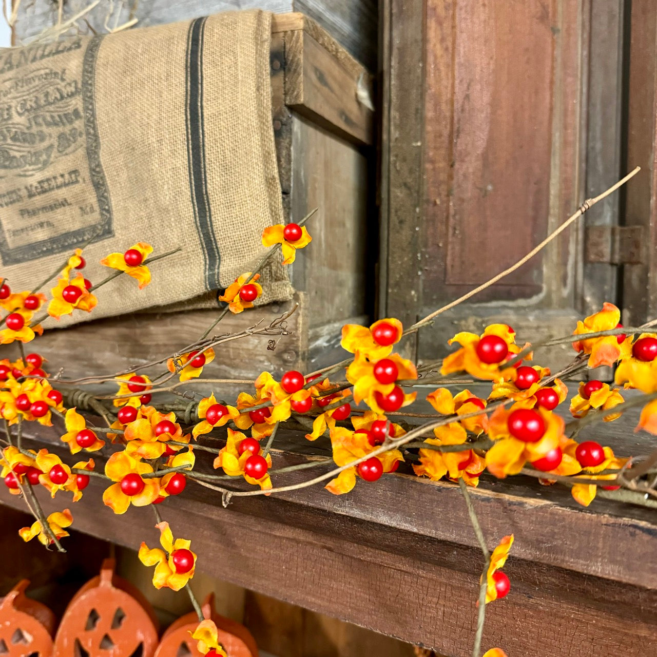 Bittersweet Fall Garland -5' Artificial Garland