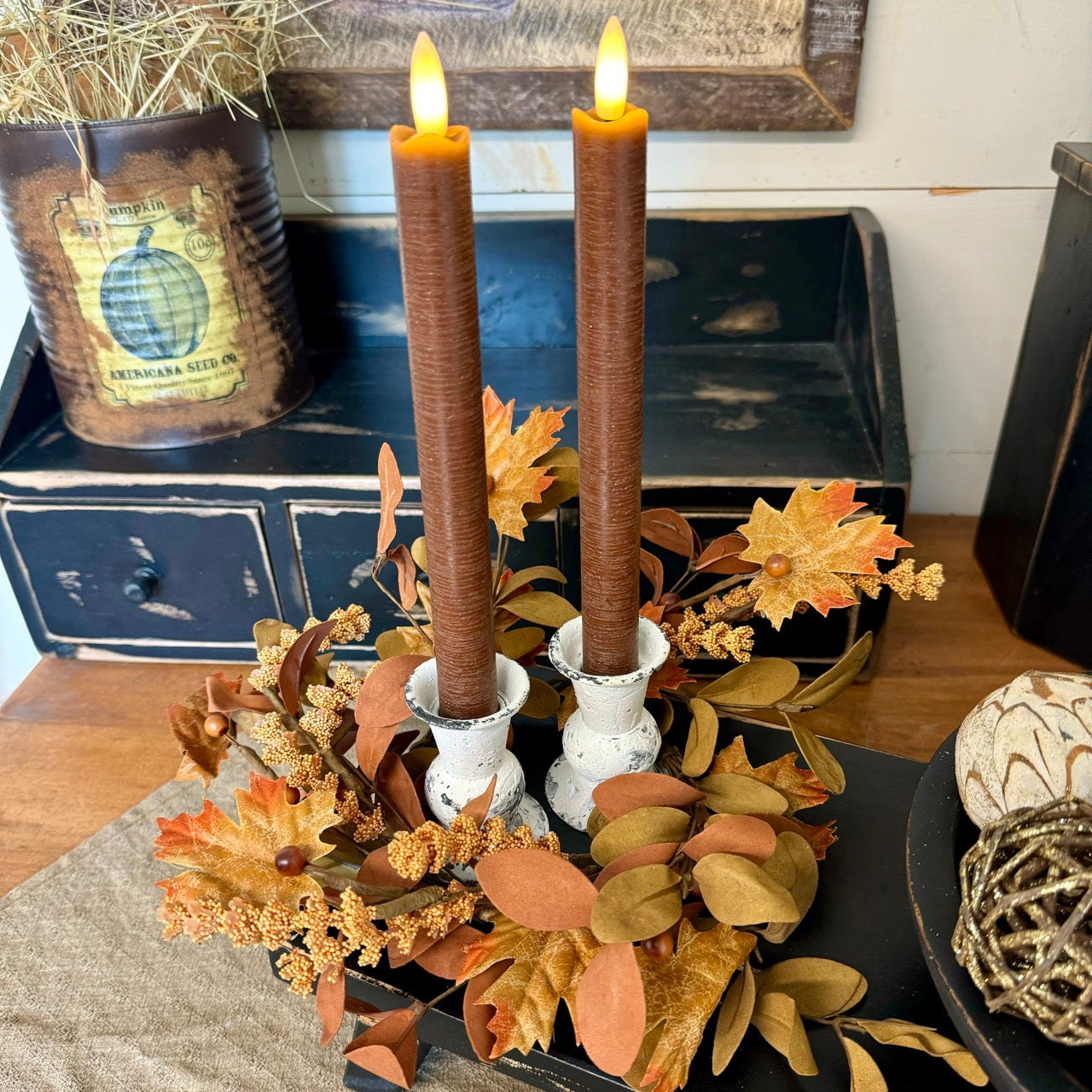 Autumn Harvest Candle Ring