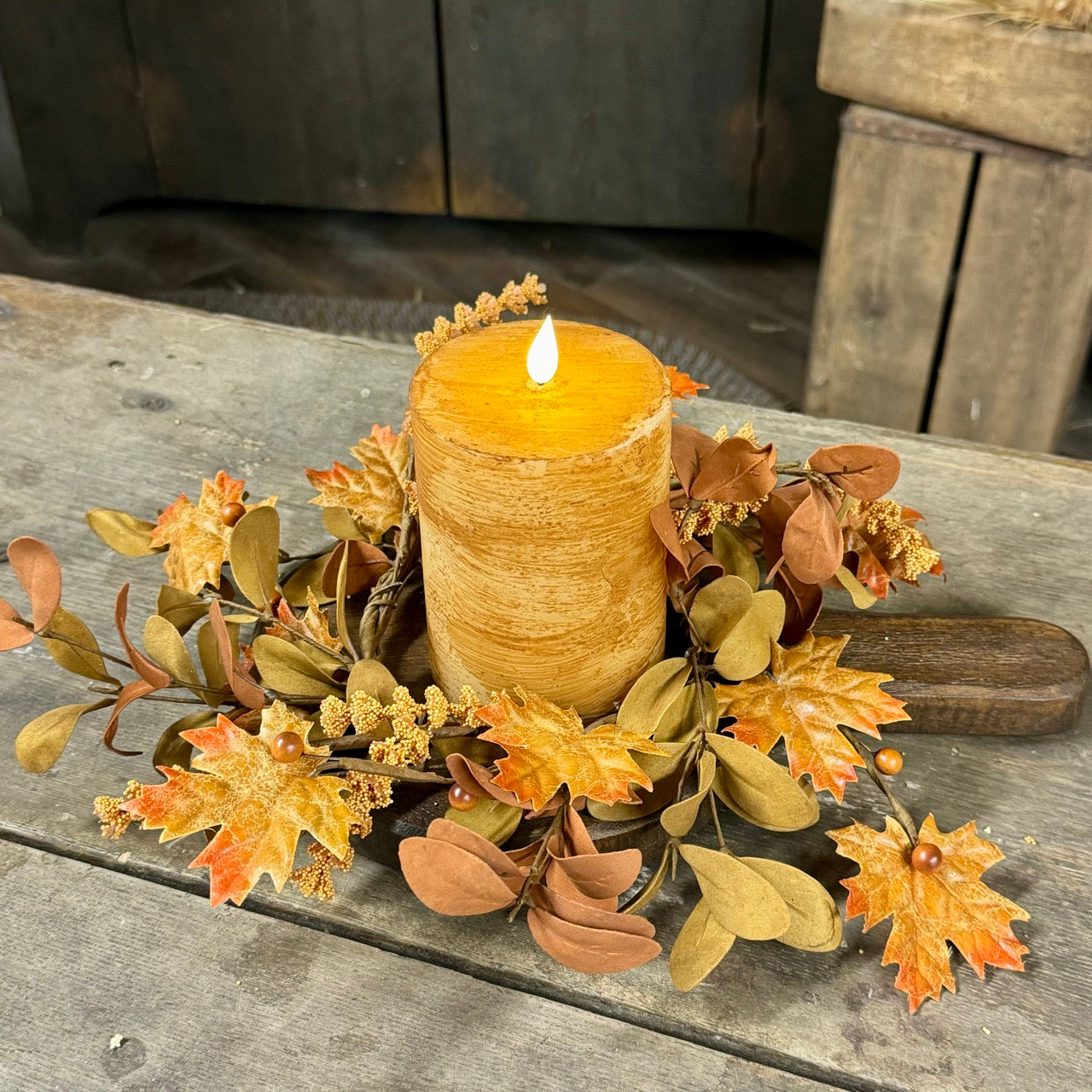 Autumn Harvest Candle Ring