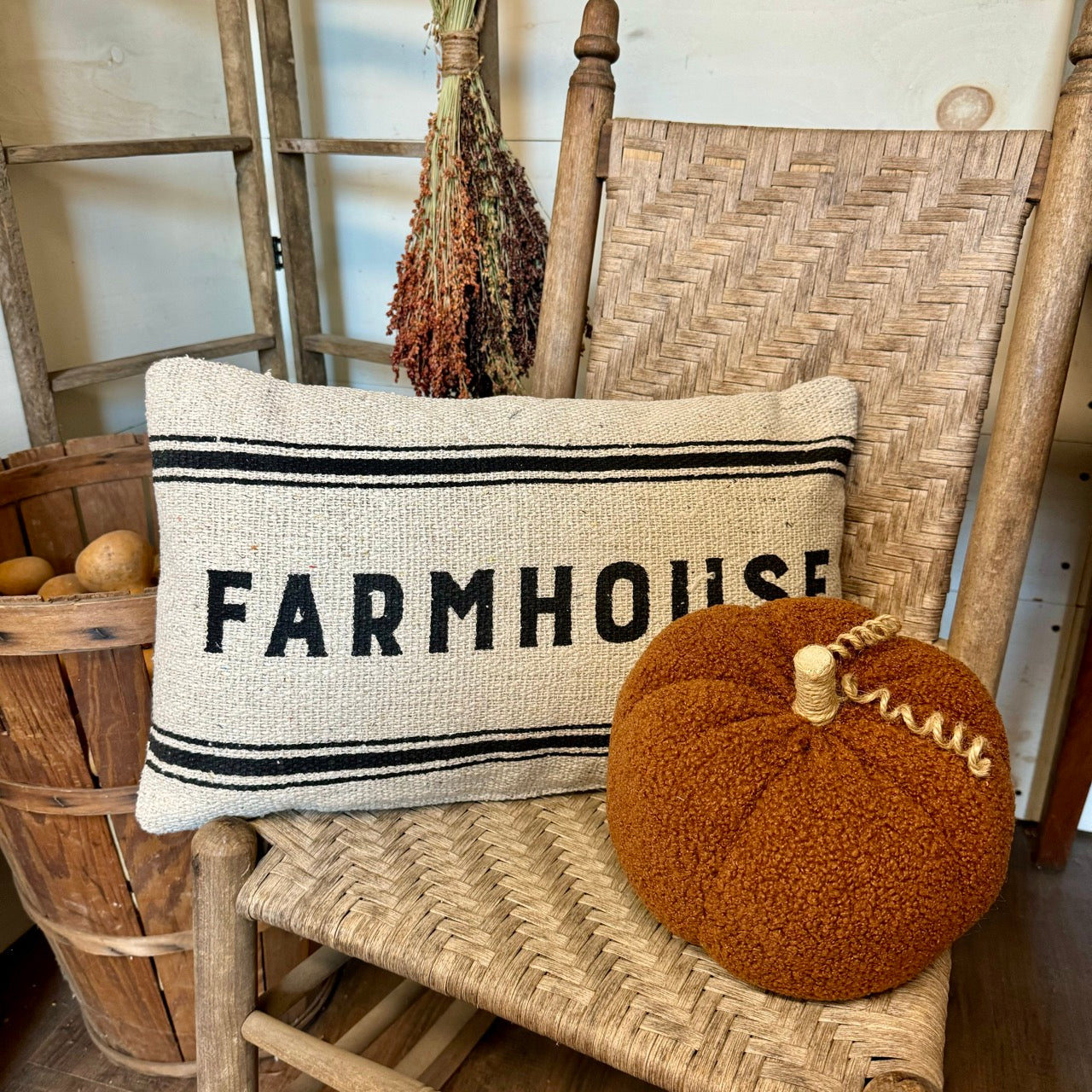 Farmhouse Pillow - Reversable