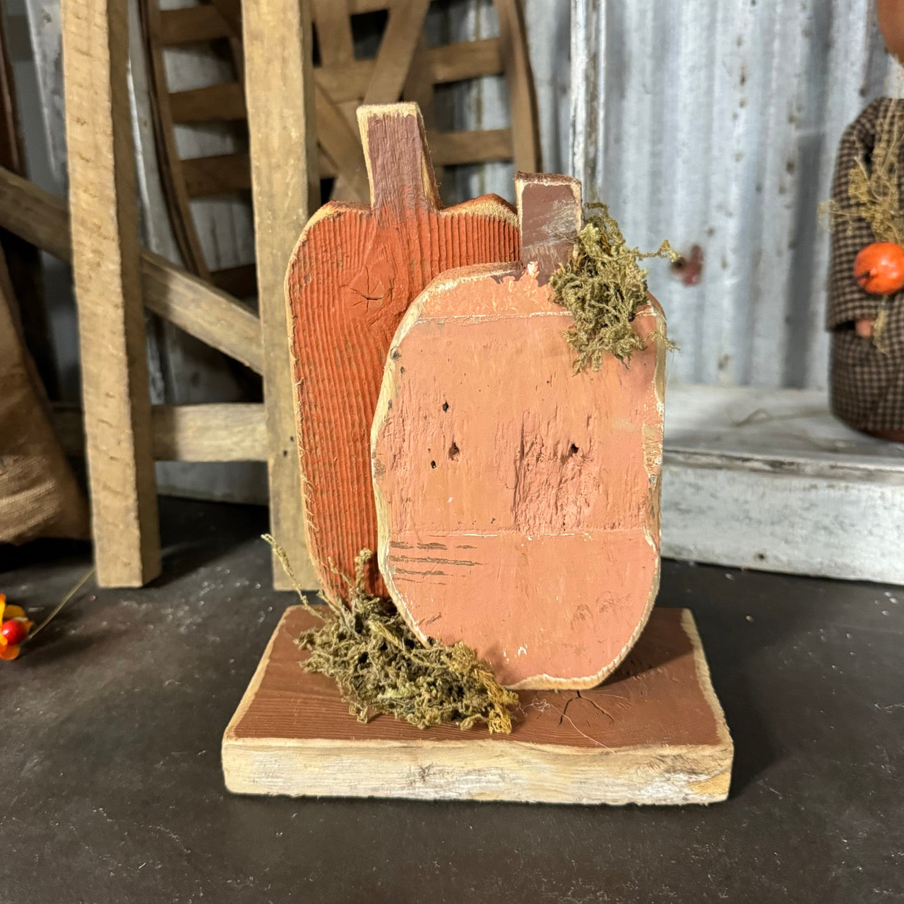 Wooden Pumpkins - Shelf Sitter