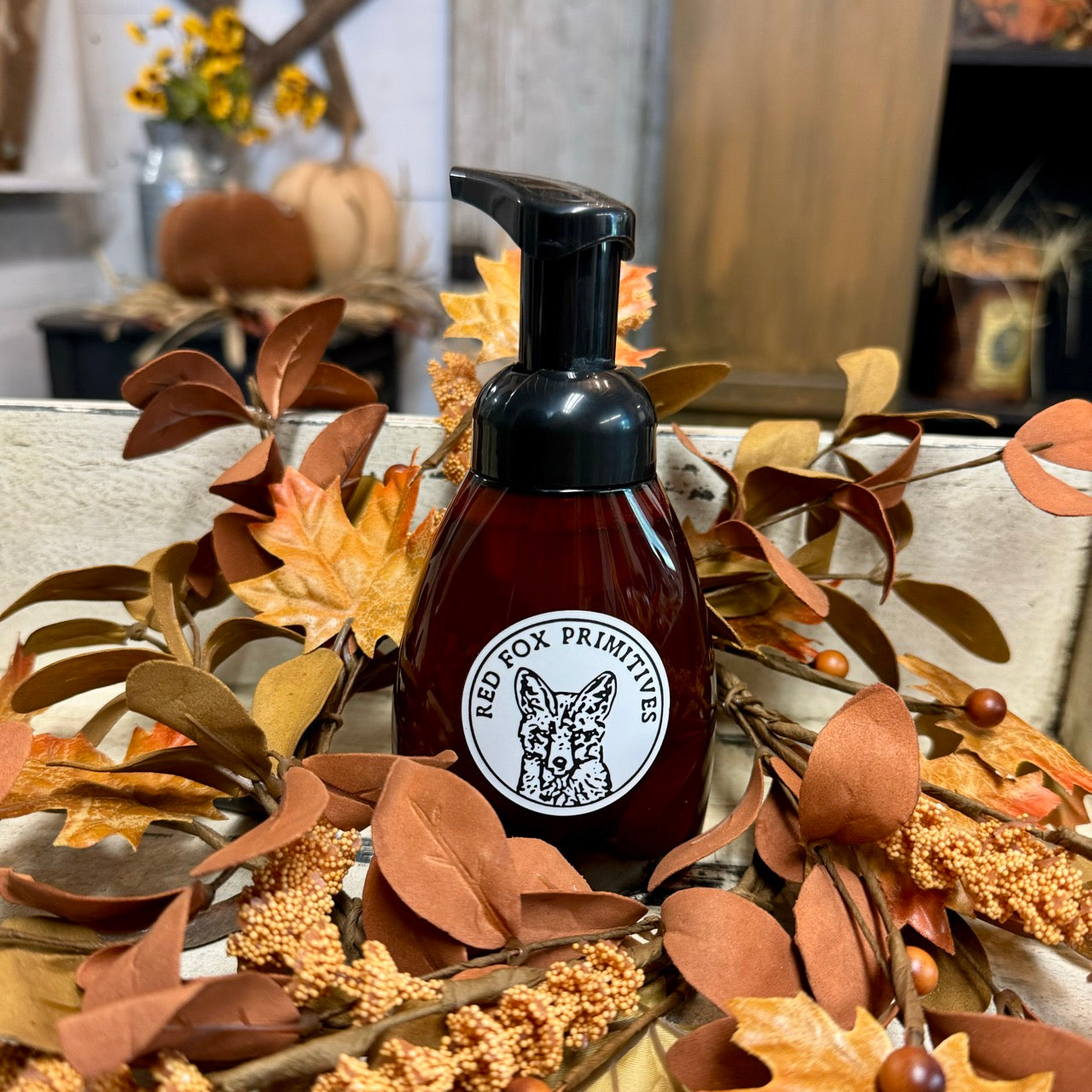 Pumpkin Pecan Waffles - Foaming Hand