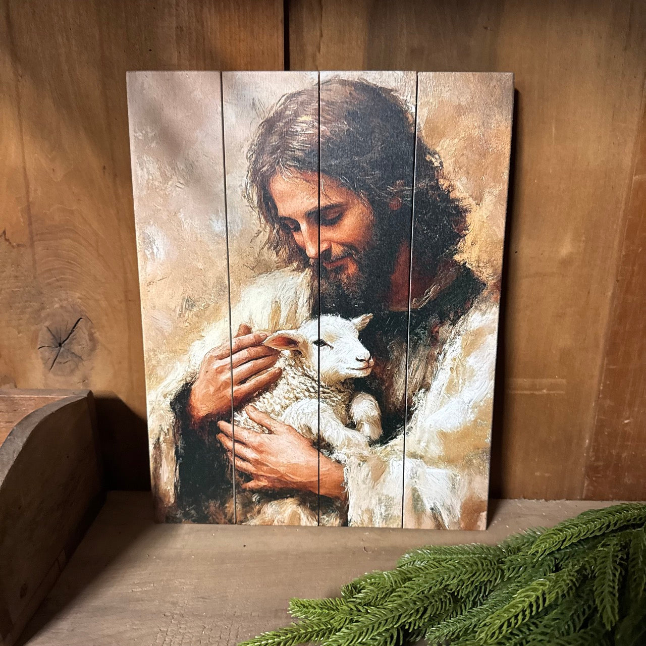 Held by Grace - Wooden Pallet Art