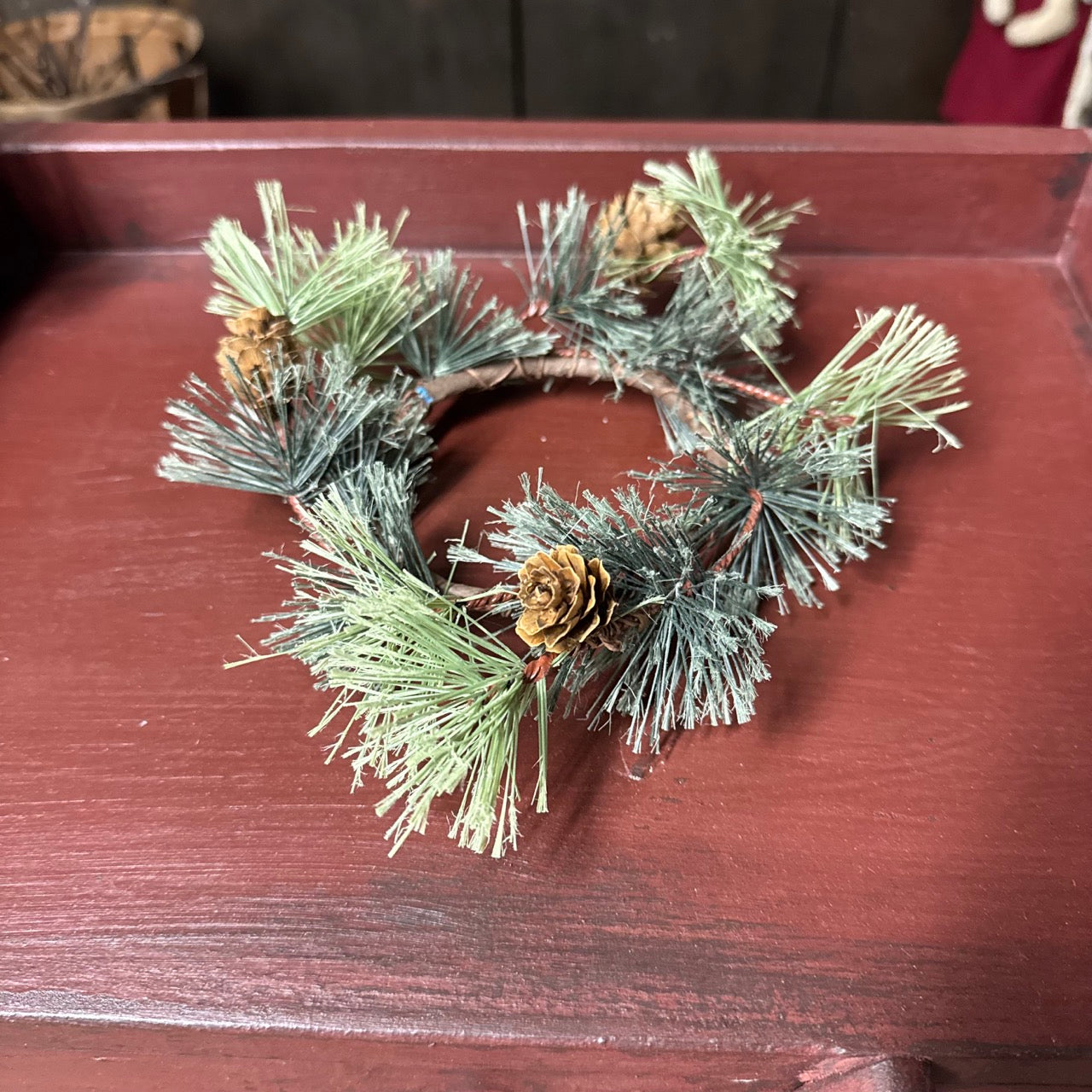 Smokey Mountain Candle Ring - Set of 2