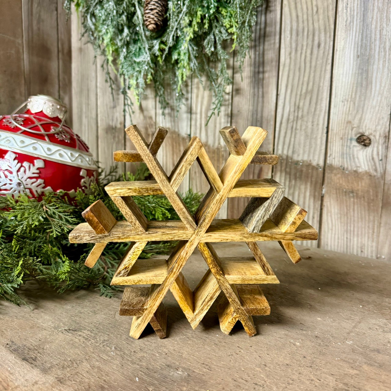 Wooden Snowflake