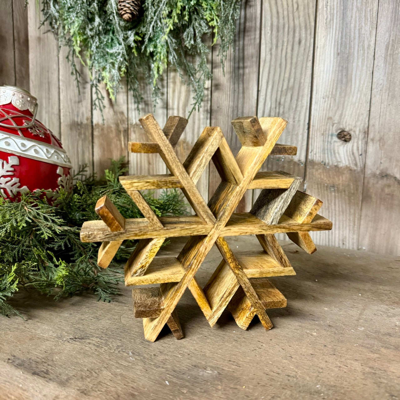 Wooden Snowflake