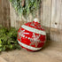 Vintage Christmas Ornament - Red