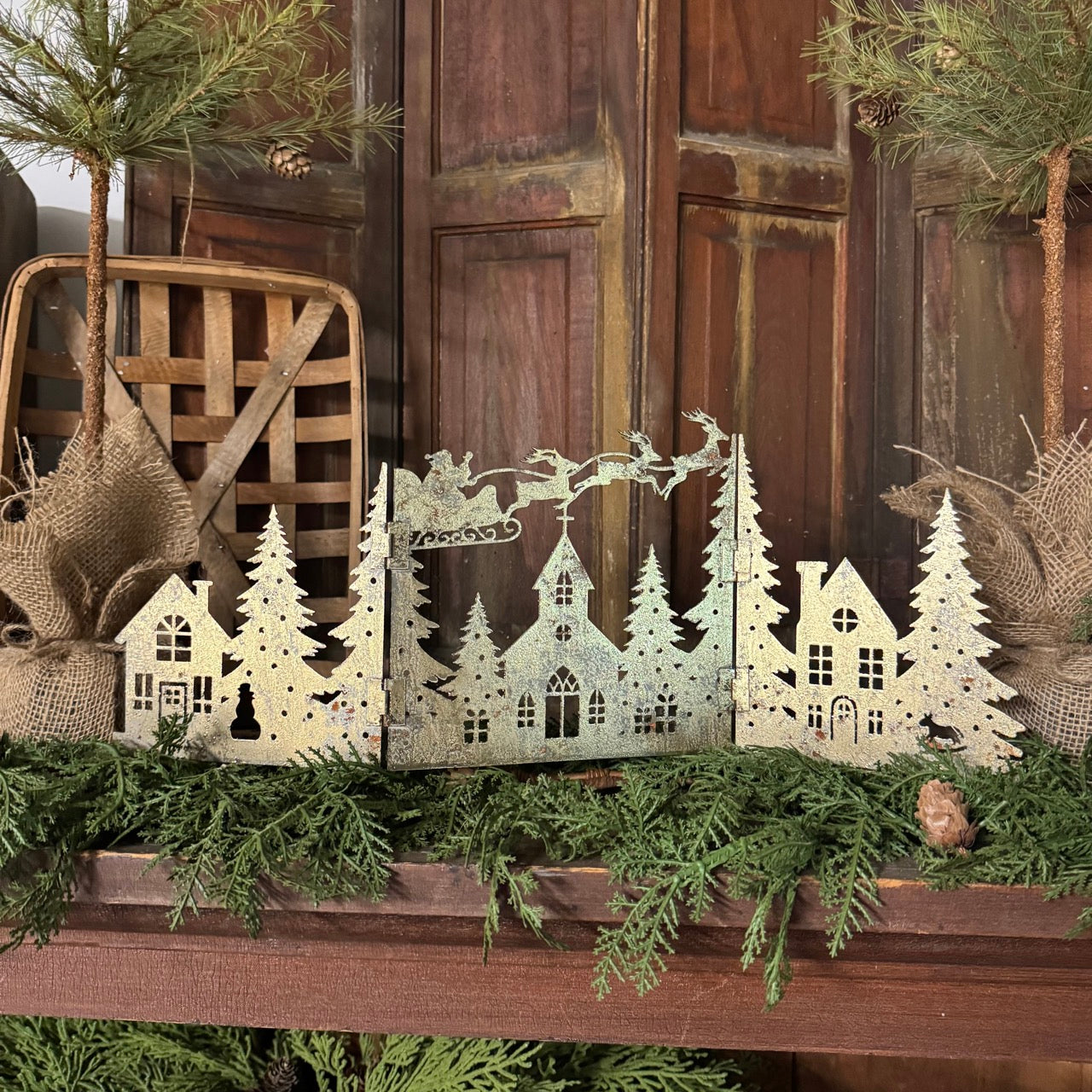 Twas' the Night Before Christmas - Metal Display