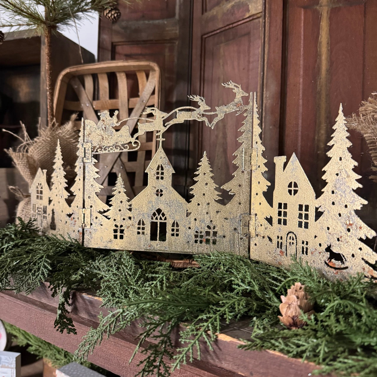 Twas' the Night Before Christmas - Metal Display