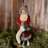 Santa w/Stocking - Dark Red