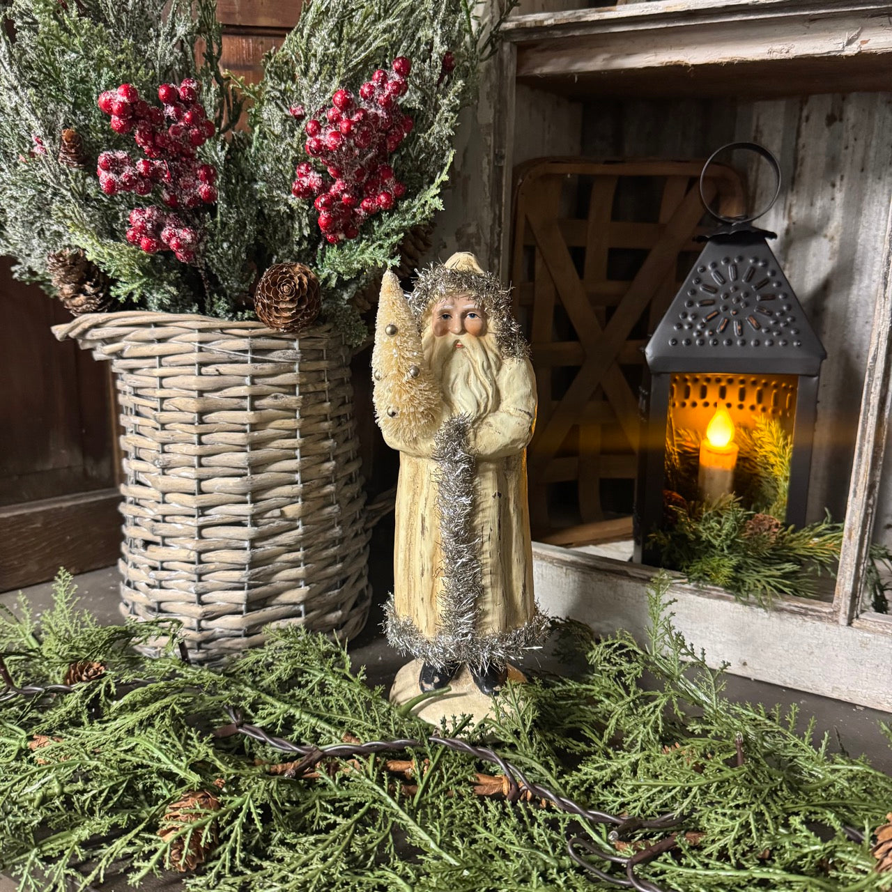 Vintage White Belsnickle Reproduction - 10"