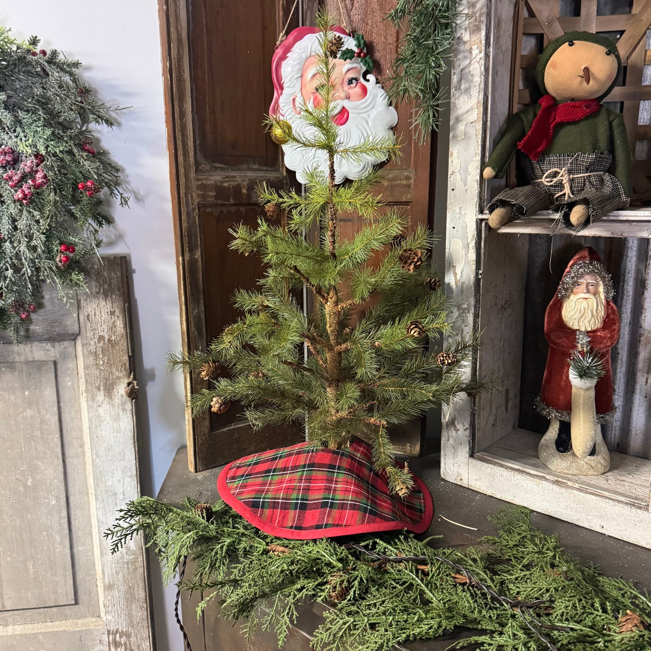 Christmas Plaid Tree Skirt