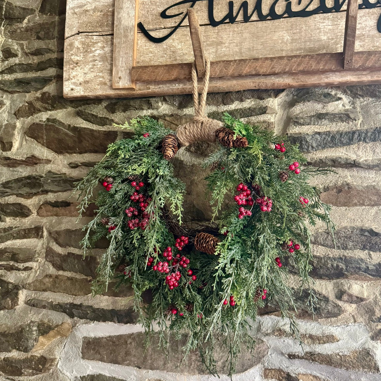 Red Berry Holiday Wreath