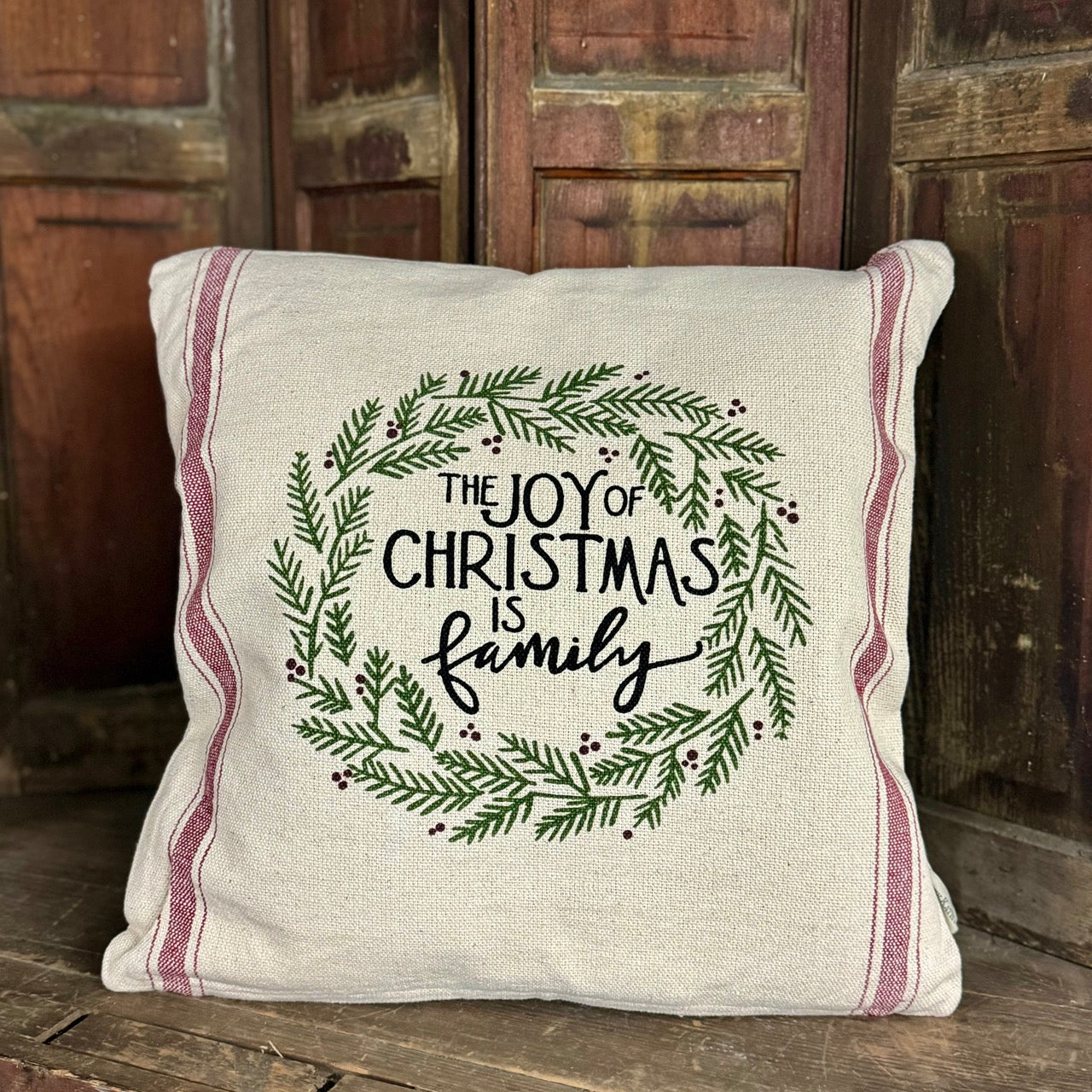 The Joy of Christmas Pillow