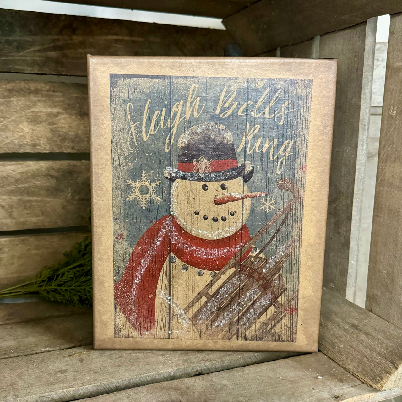 Sleigh Bells Ring - Canvas Picture