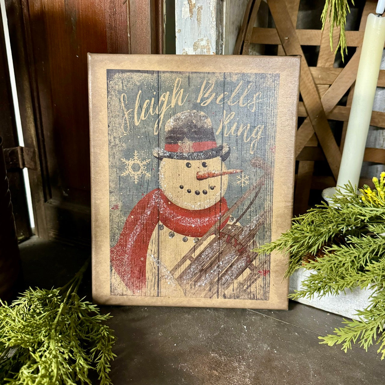 Sleigh Bells Ring - Canvas Picture