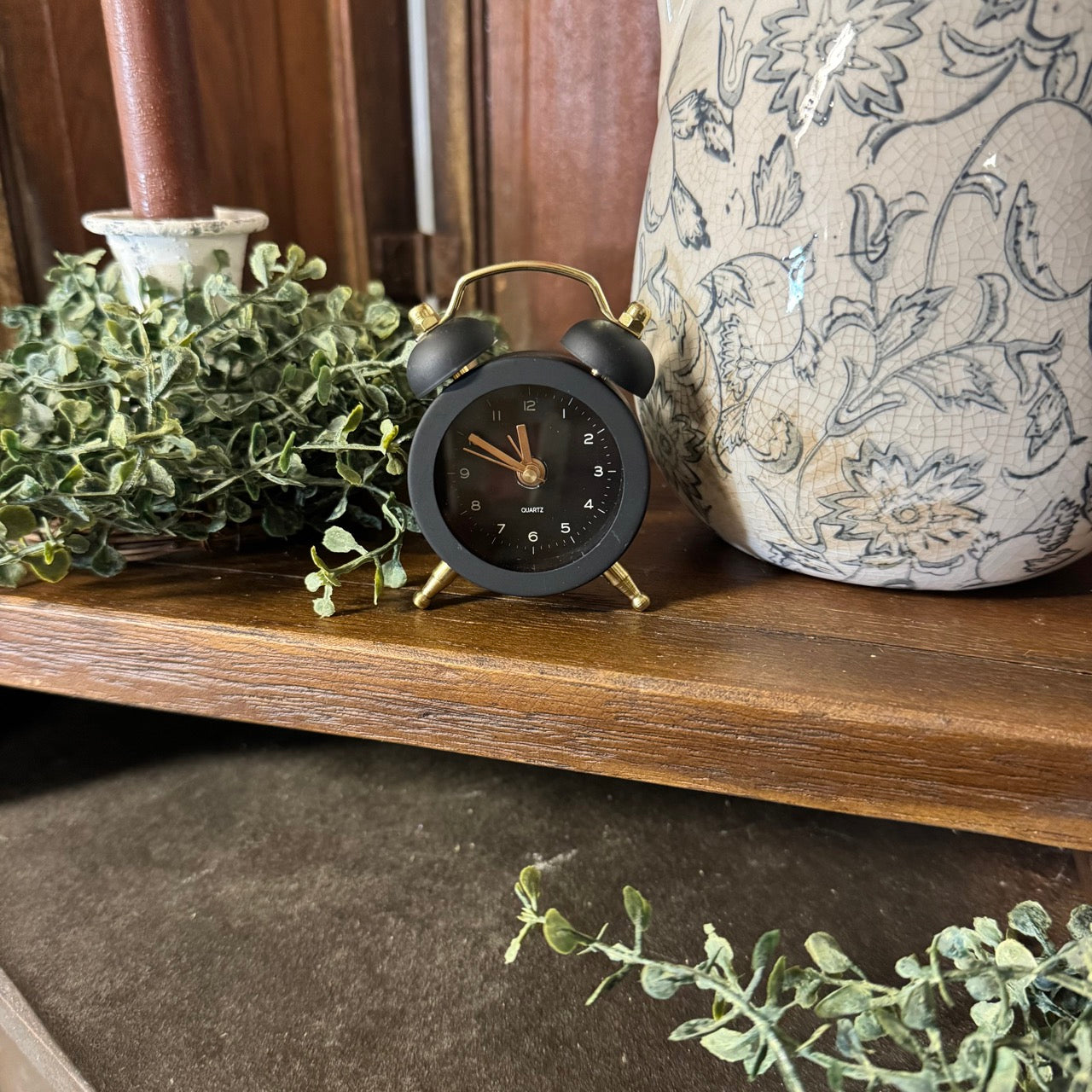 Tiny Bell Clock - Black