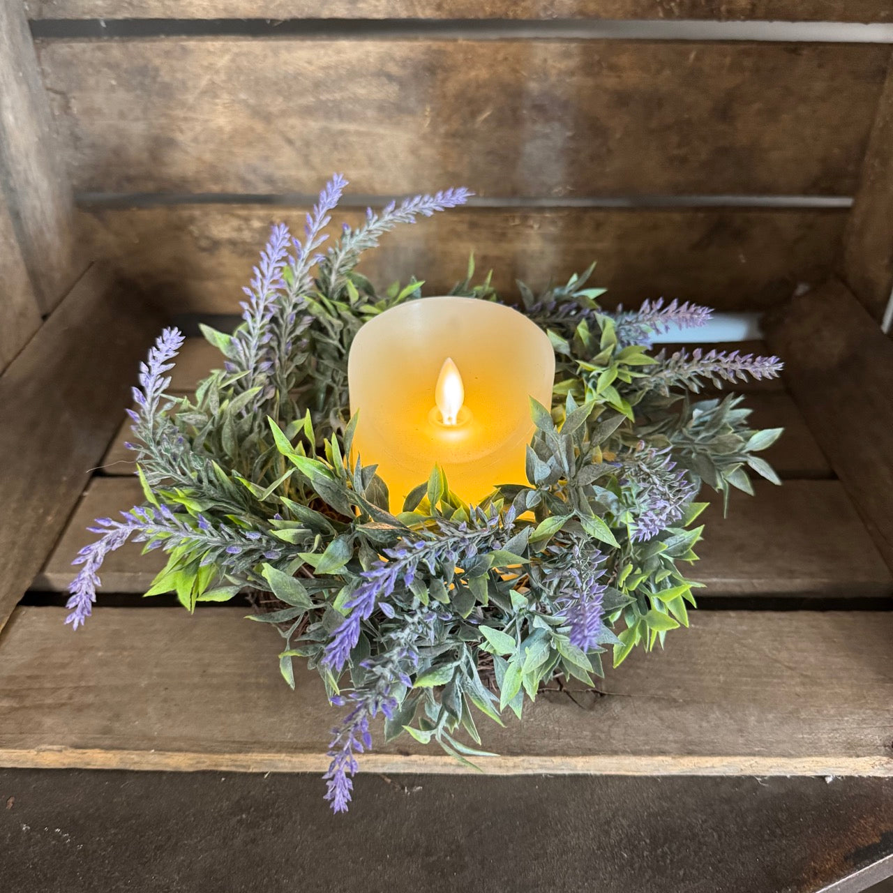 Lavender Candle Ring