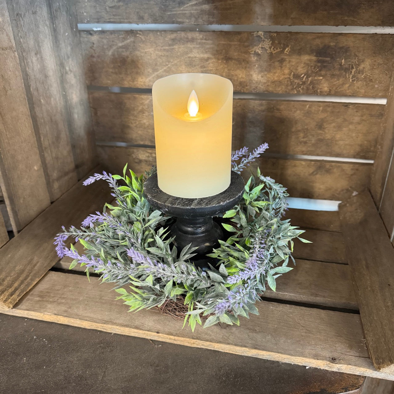 Lavender Candle Ring