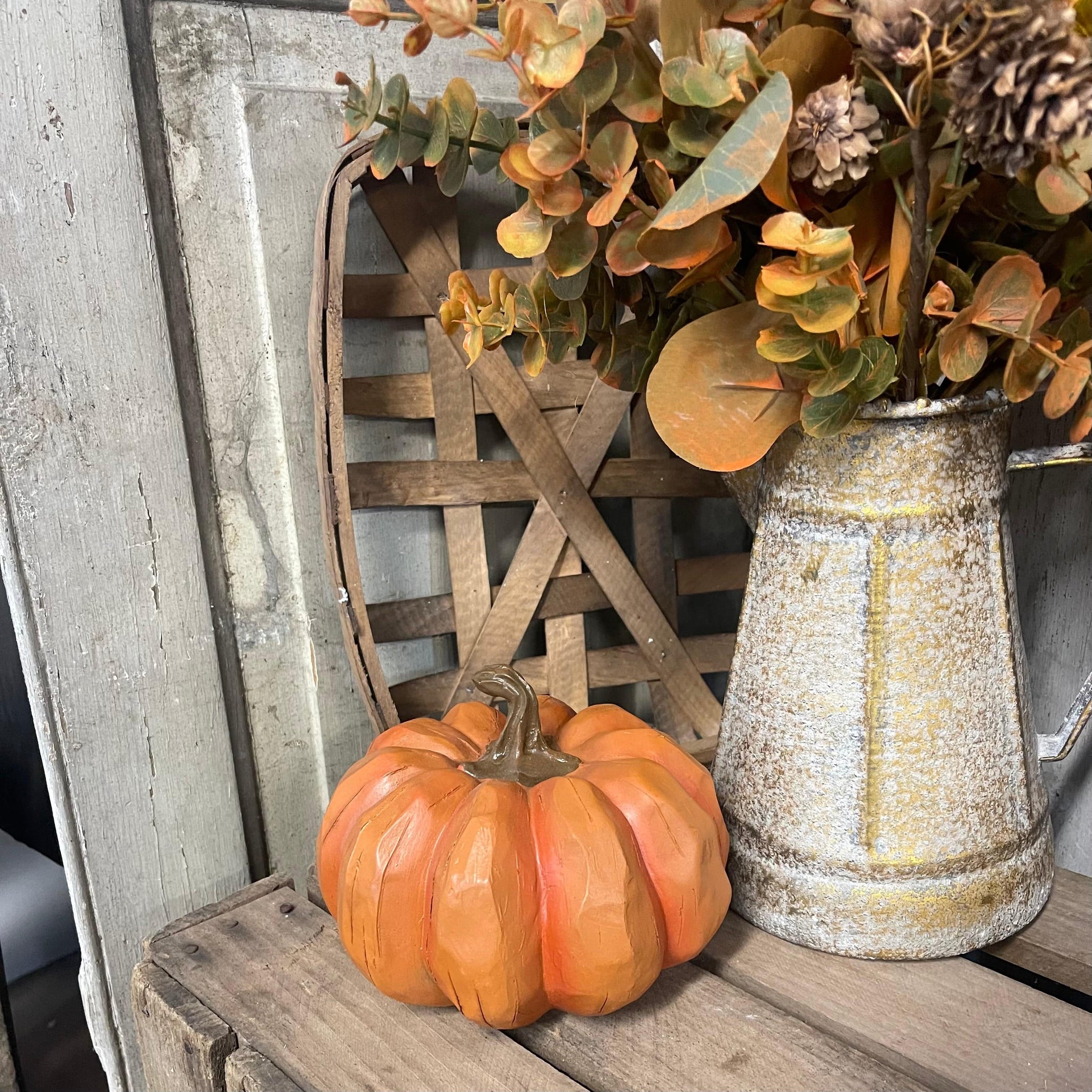 Medium Orange Pumpkin Country Fall Decor, Fall, Fall Decor, Fall Decorating, Fall Decorating Ideas, Fall Farmhouse, Fall Farmhouse Decor, Farmhouse Fall Decor, New, Orange, Primitive Fall Decor, Pumpkin, Quality Decor, Rustic Fall Decor, The best fall decor, Unique Fall Decor, Vintage fall decor 