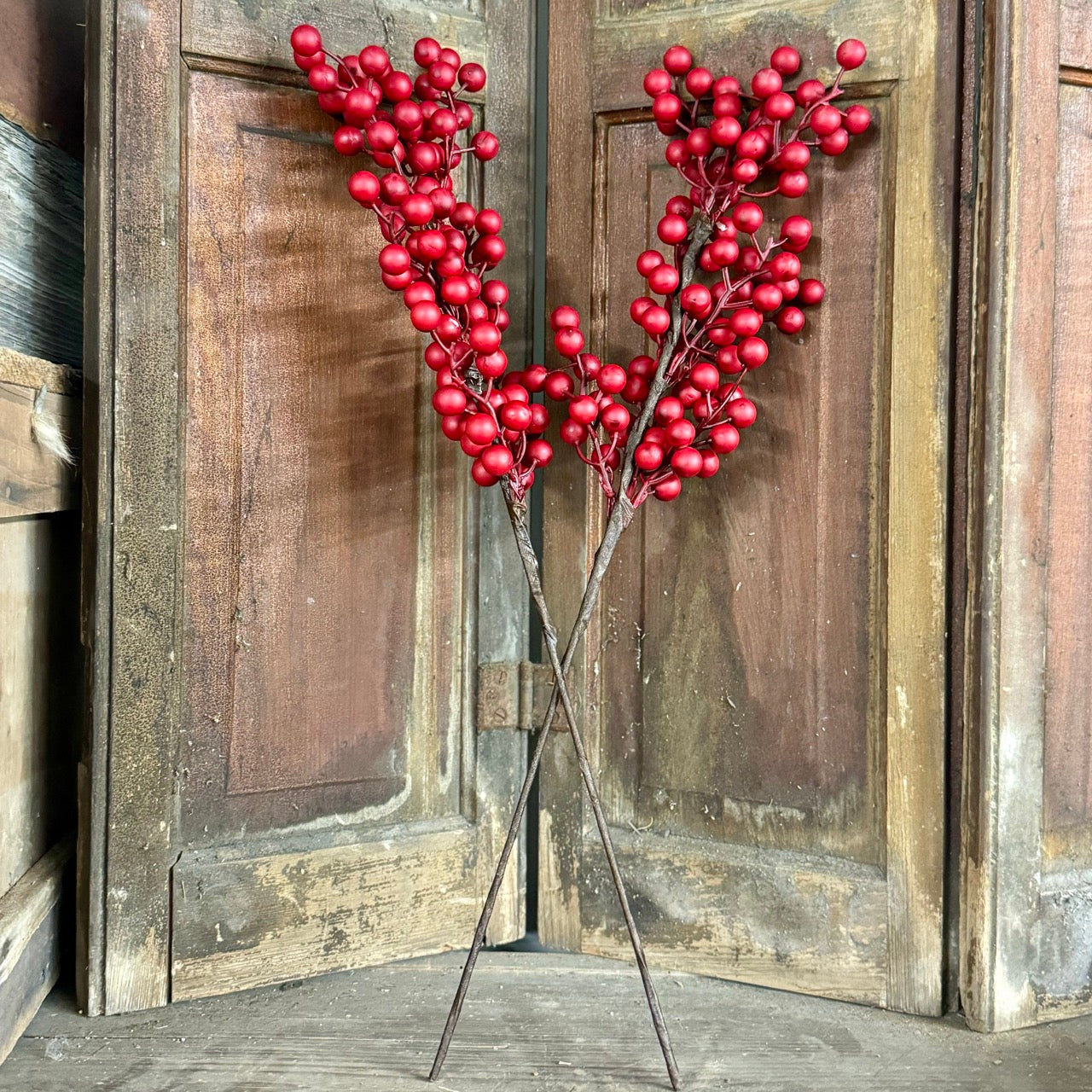 Red Berry Picks - Set of 2