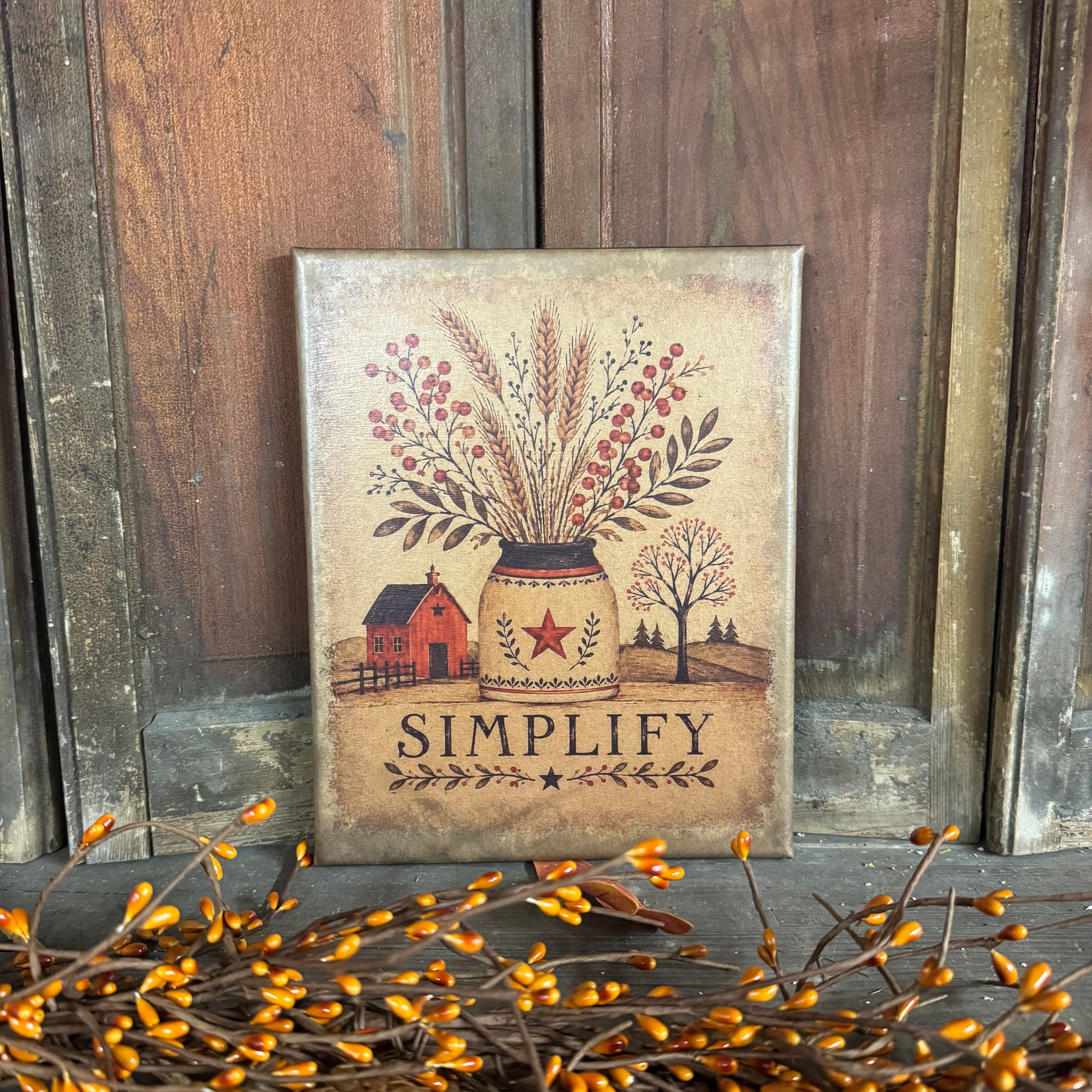 Simplify - Canvas Sign