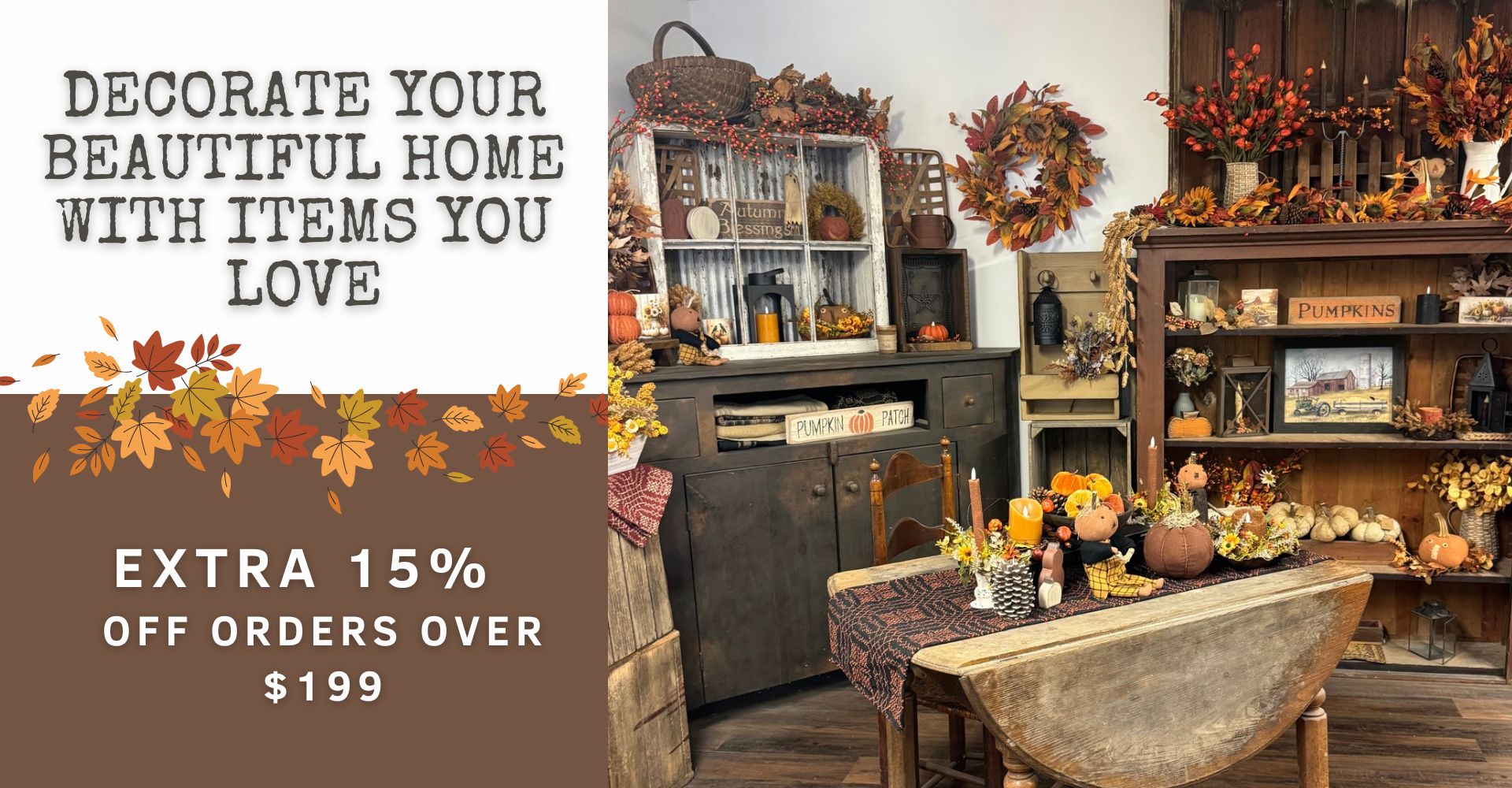 Decorate your beautiful home with items you love