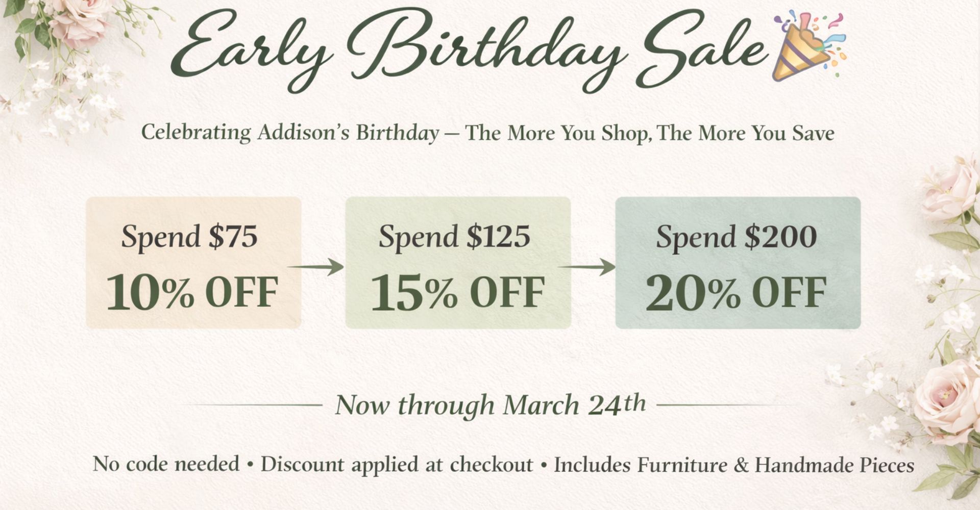 Decorate your beautiful home with items you love