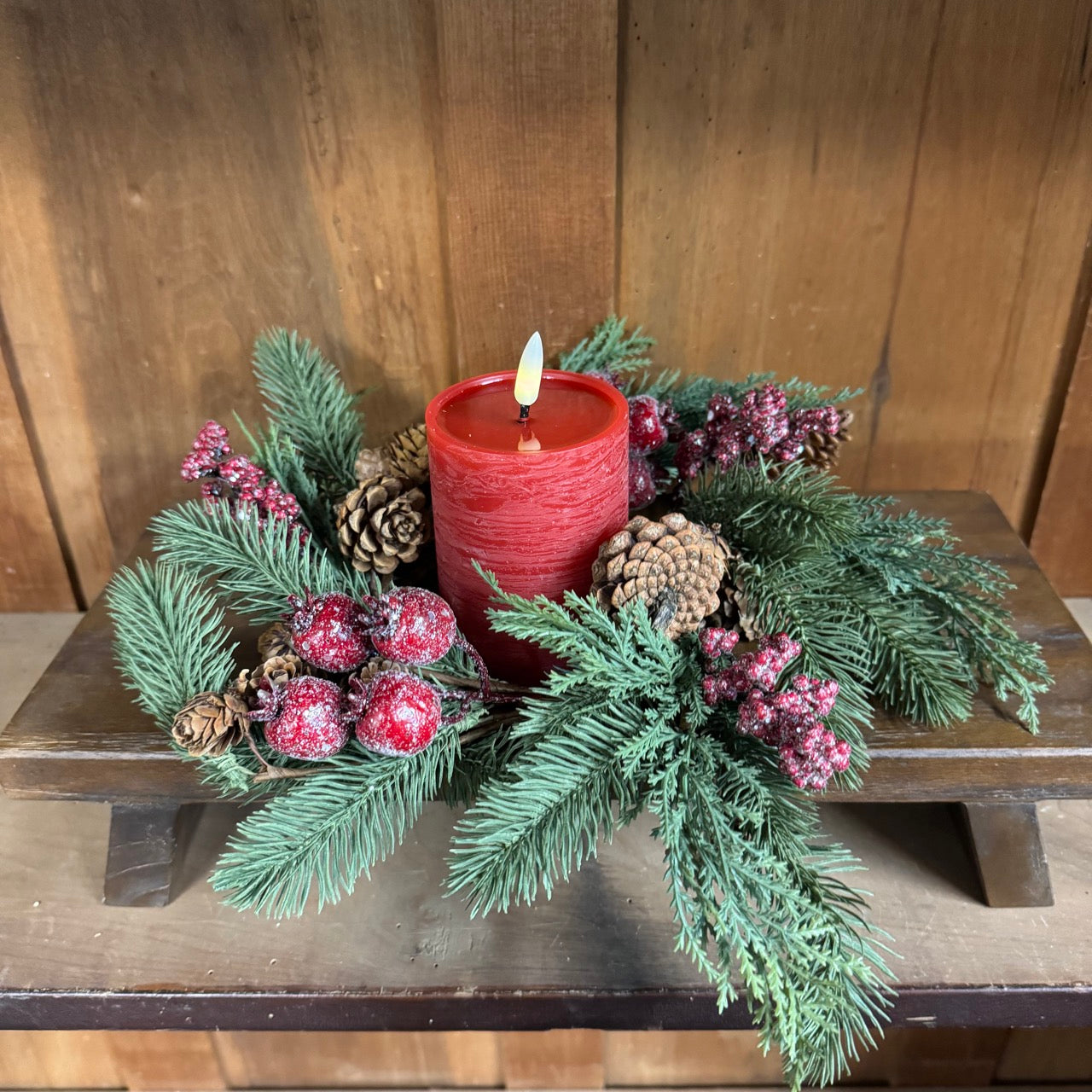 Winterberry Candle Ring