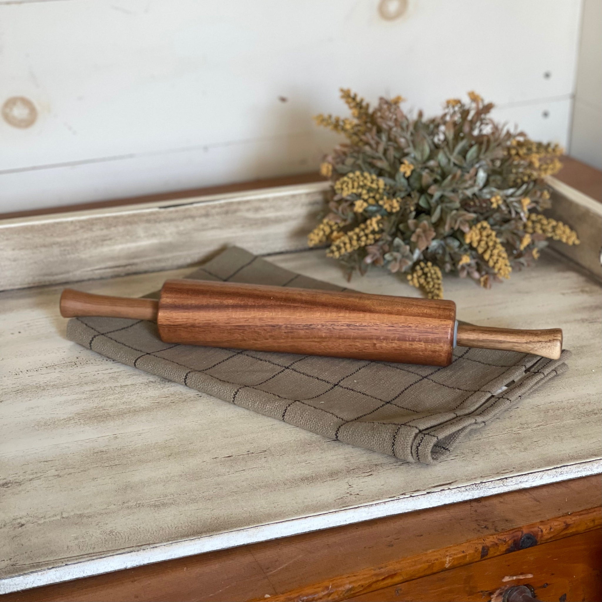 Wooden Rolling Pin w/ FREE Sugar Cookie Wax Melt Included Cooking Supplies, Country Kitchen Decor, Farmhouse Kitchen, Farmhouse Kitchen Ideas, For the Kitchen, Home Accents, Kitchen Supplies, New, Wooden Rolling Pin 