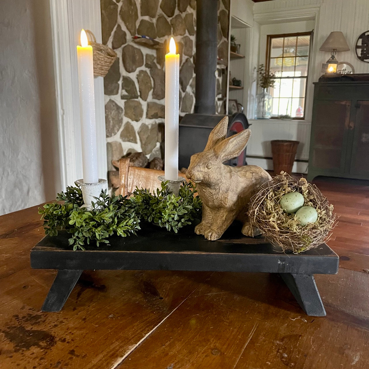 Black Wooden Table Riser – Red Fox Primitives