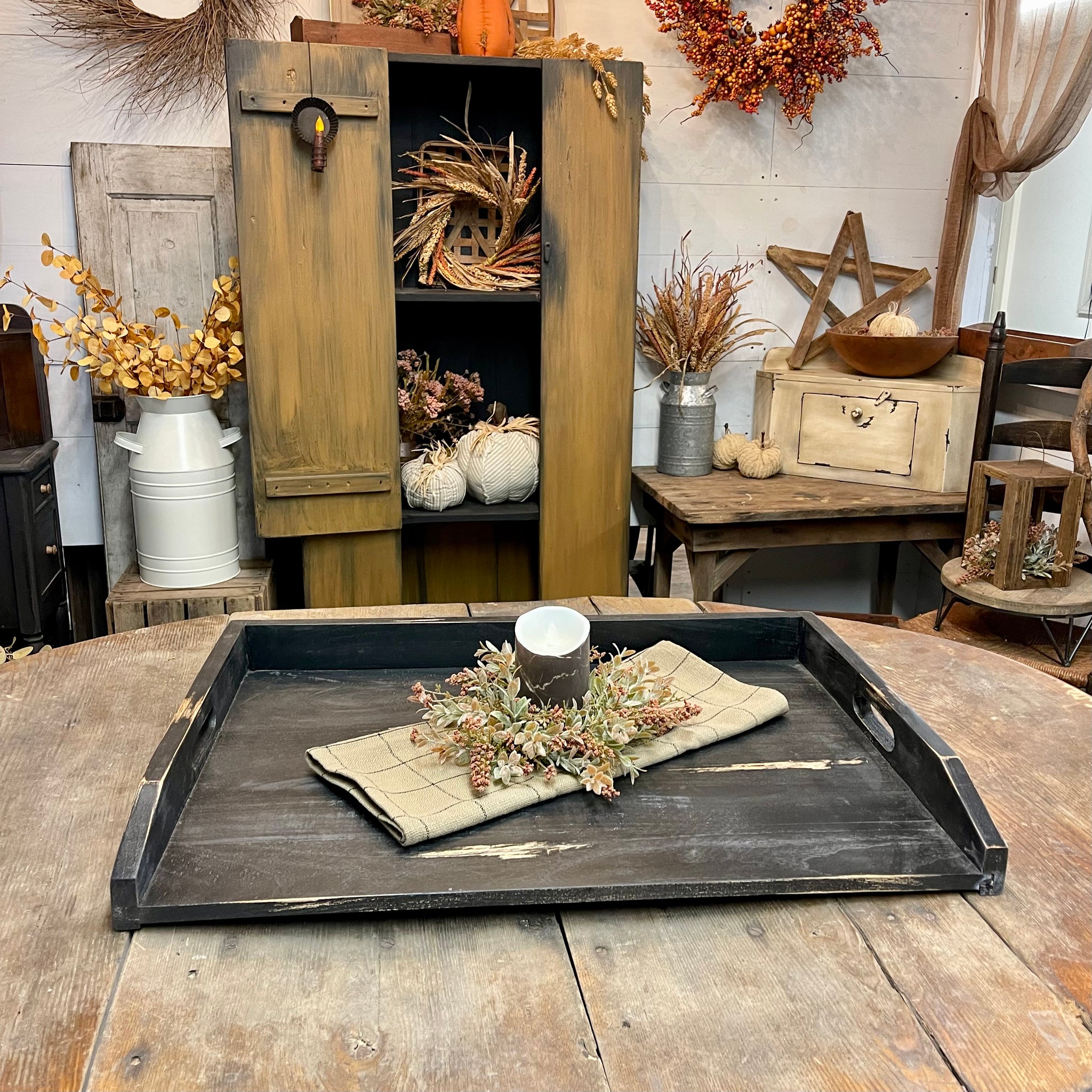 Stove Top Cover w/FREE Candle Ring included! - Limited Time! - Primitive Black