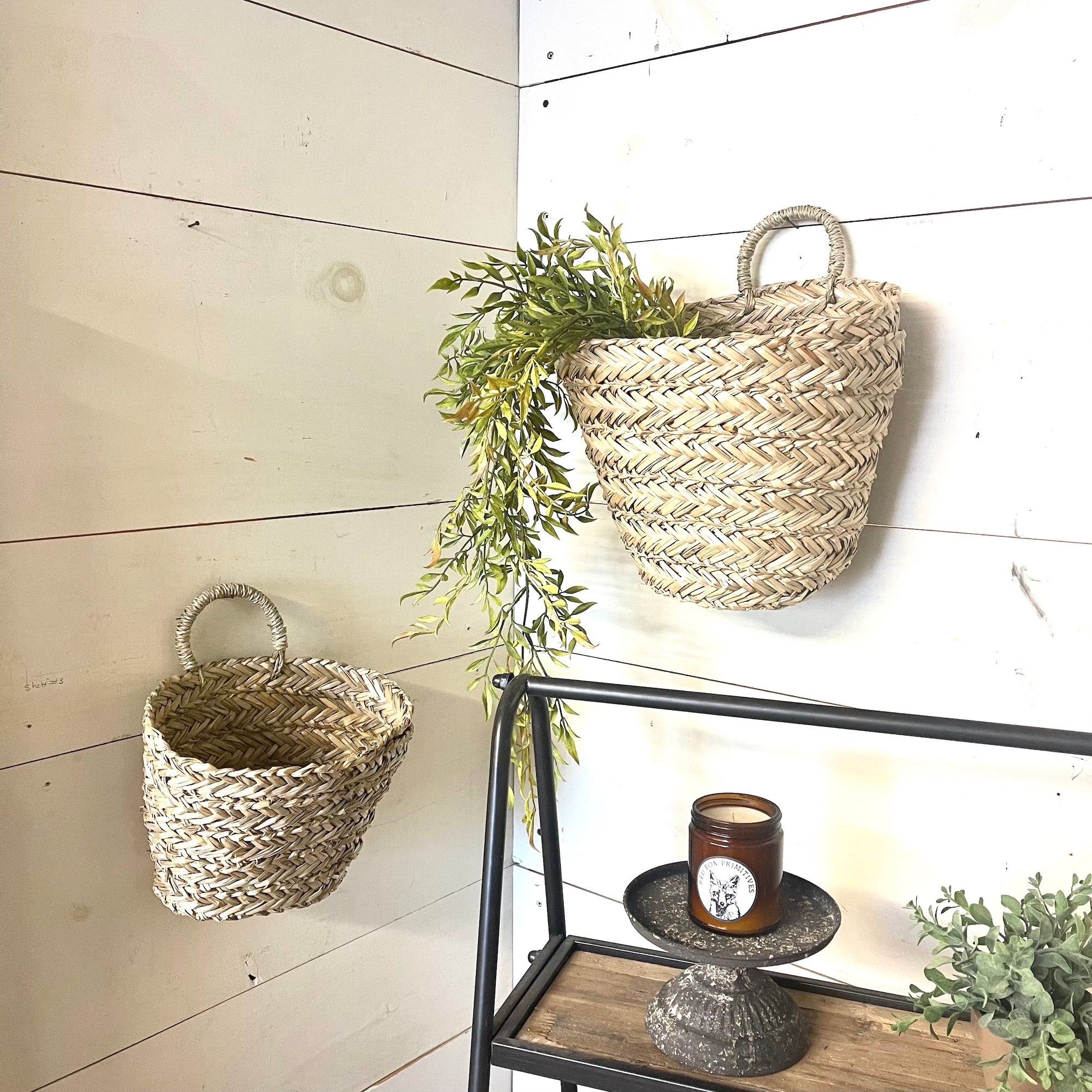 Woven Wall Baskets - Set of 2