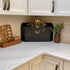 Countertop Corner Cupboard | Rustic Black | Farmhouse Kitchen Decor| Limited Edition Color