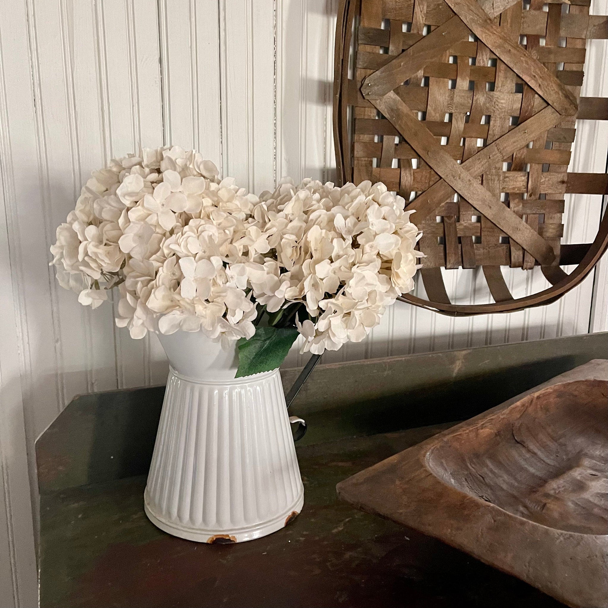 White Hydrangea Stem Set Artificial Spring Plants, Farmhouse Spring Decor, New, Spring Decor, Spring Decorating, Spring Farmhouse Decor, Spring Floral, Spring Florals, Spring Flowers, Spring Home Decor, Top Spring Products White Hydrangea Stem Set Artificial Spring Plants, Farmhouse Spring Decor, New, Spring Decor, Spring Decorating, Spring Farmhouse Decor, Spring Floral, Spring Florals, Spring Flowers, Spring Home Decor, Top Spring Products 